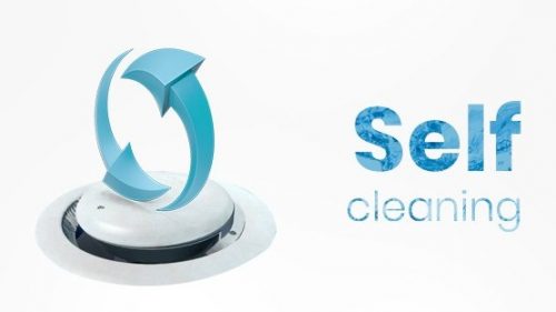 Vantage self-cleaning