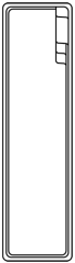 Lap Pool Express 10m pool outline drawing