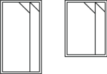 Plunge Express pool outline drawing