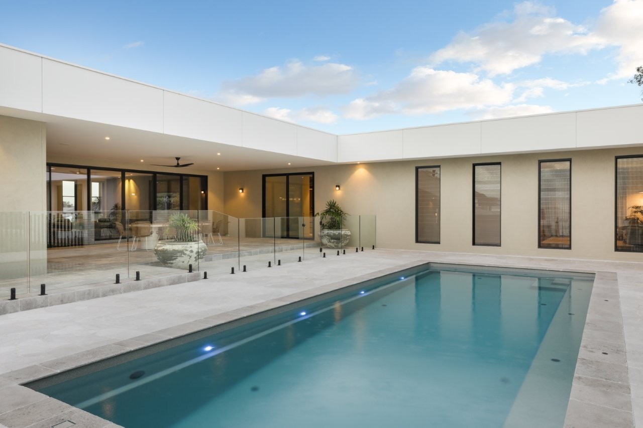 Compass Pool Centre Newcastle Sanctuary 10.6 Quartz Colour Louth Park NSW installation 03
